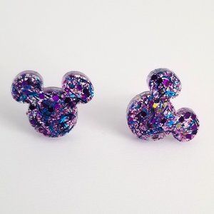 Galactic Mickey Earrings
